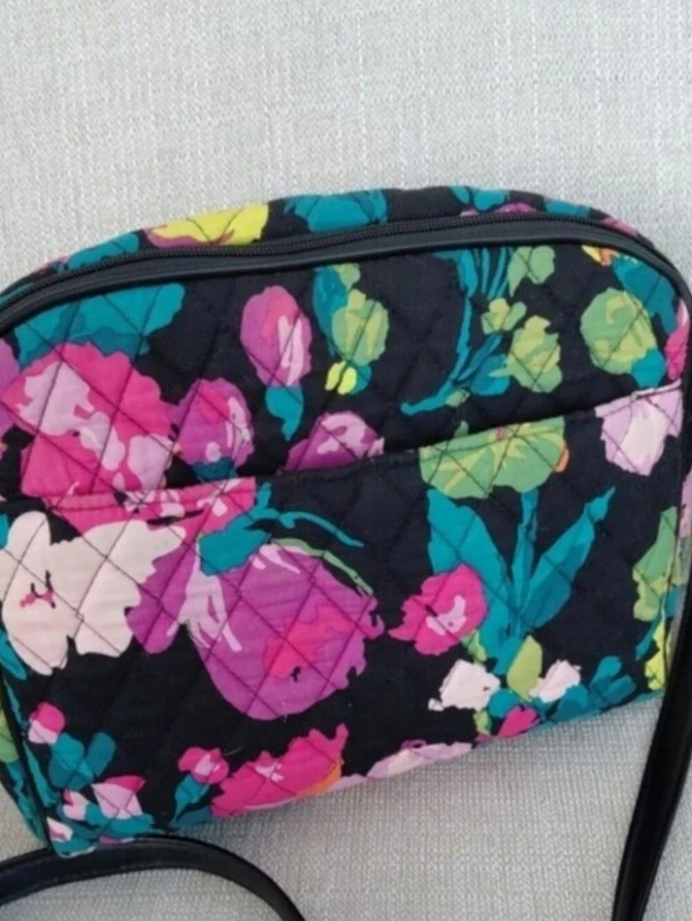 Vera Bradley Quilted Floral Crossbody Bag